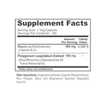 NusaPure Nicotinamide with Resveratrol (Vitamin B-3) 500 mg - 180 Vegetarian Caps (Non-GMO & Vegan)