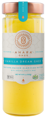 Grass-Fed Vanilla Dream Ghee | Ahara Rasa