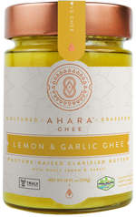 Grass-Fed Lemon & Garlic Ghee | Ahara Rasa