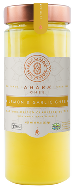 Grass-Fed Lemon & Garlic Ghee | Ahara Rasa
