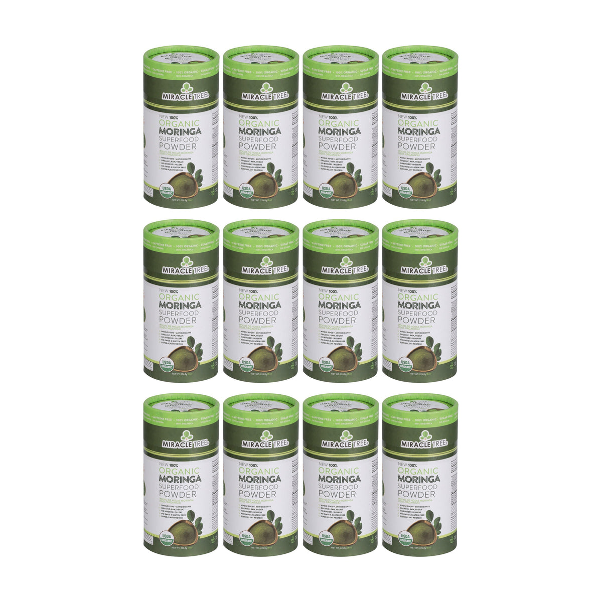 Organic Moringa Powder - 8oz Canister