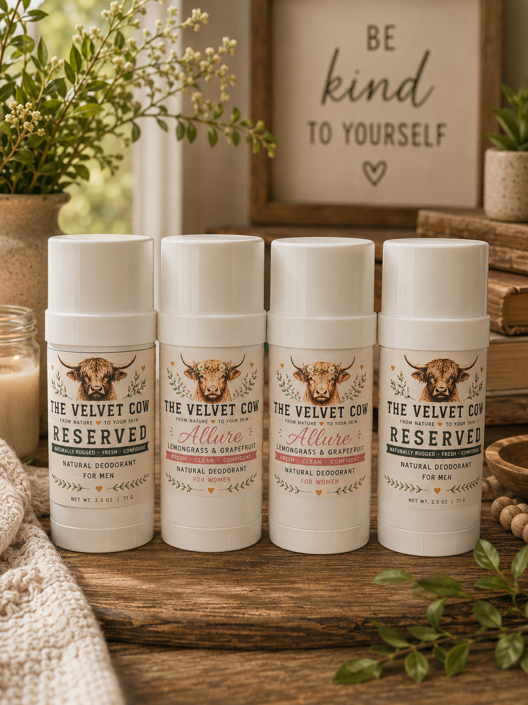 All-Natural Tallow Deodorant | Baking Soda Free| Aluminum Free| All day odor Protection