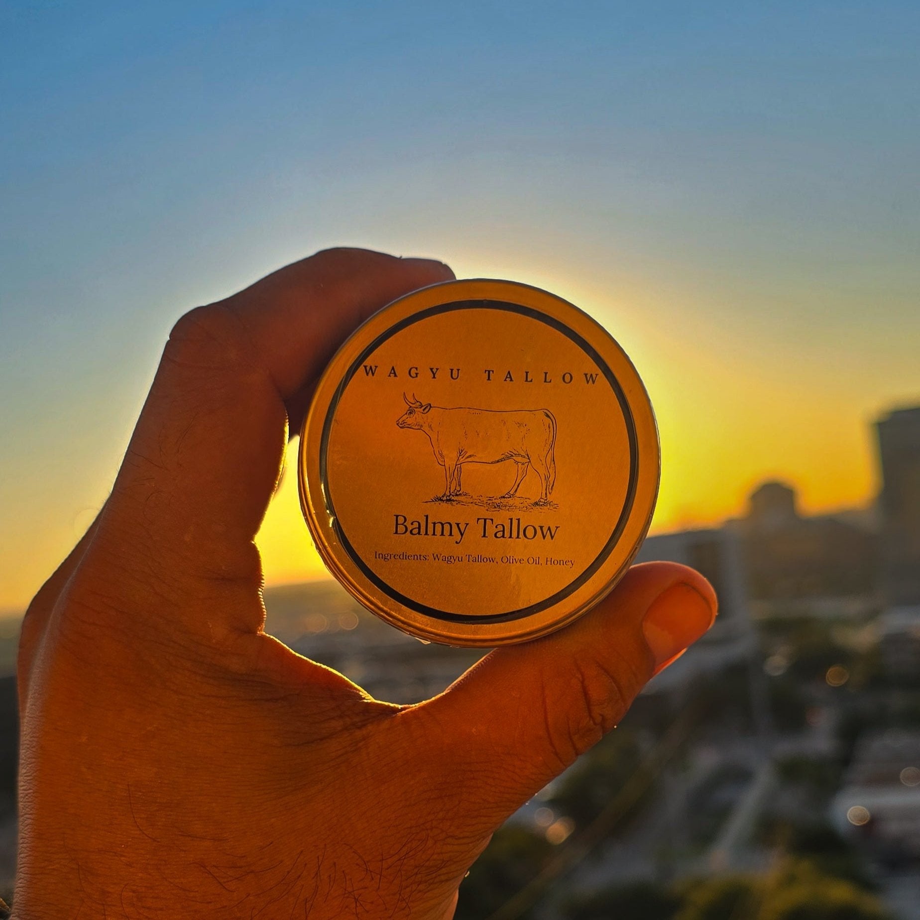 4 oz. Vanilla Wagyu Tallow Balm | Ultra-Rich Skin Moisturizer | Balmy Tallow