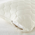 Organic Cotton Lofted Quilted Pillow Protectors