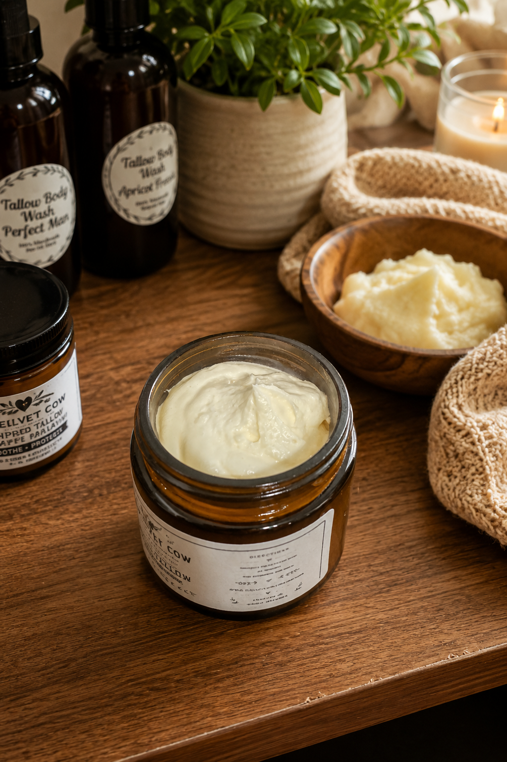 Whipped Grass-Fed Tallow Body Butter for All Skin