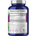 NusaPure USDA Organic Holy Basil Capsules 20:1 Extract, 350 mg 150 Vegan Caps Tulsi Holy Basil Leaf Extract 2.5% Ursolic Acid Non-GMO
