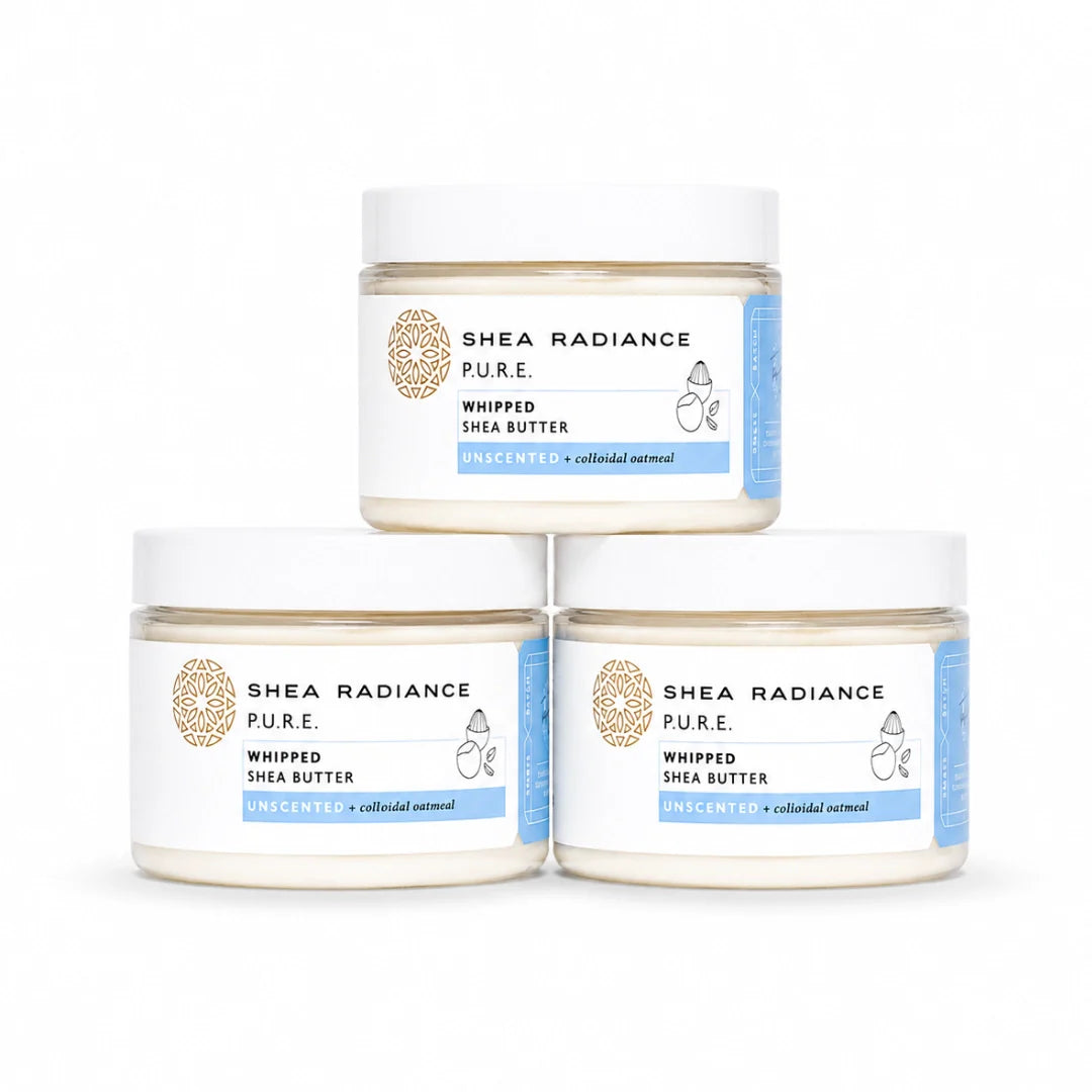 Whipped Shea Body Butter with Colloidal Oatmeal | For Dry, Sensitive and Eczema-Prone Skin