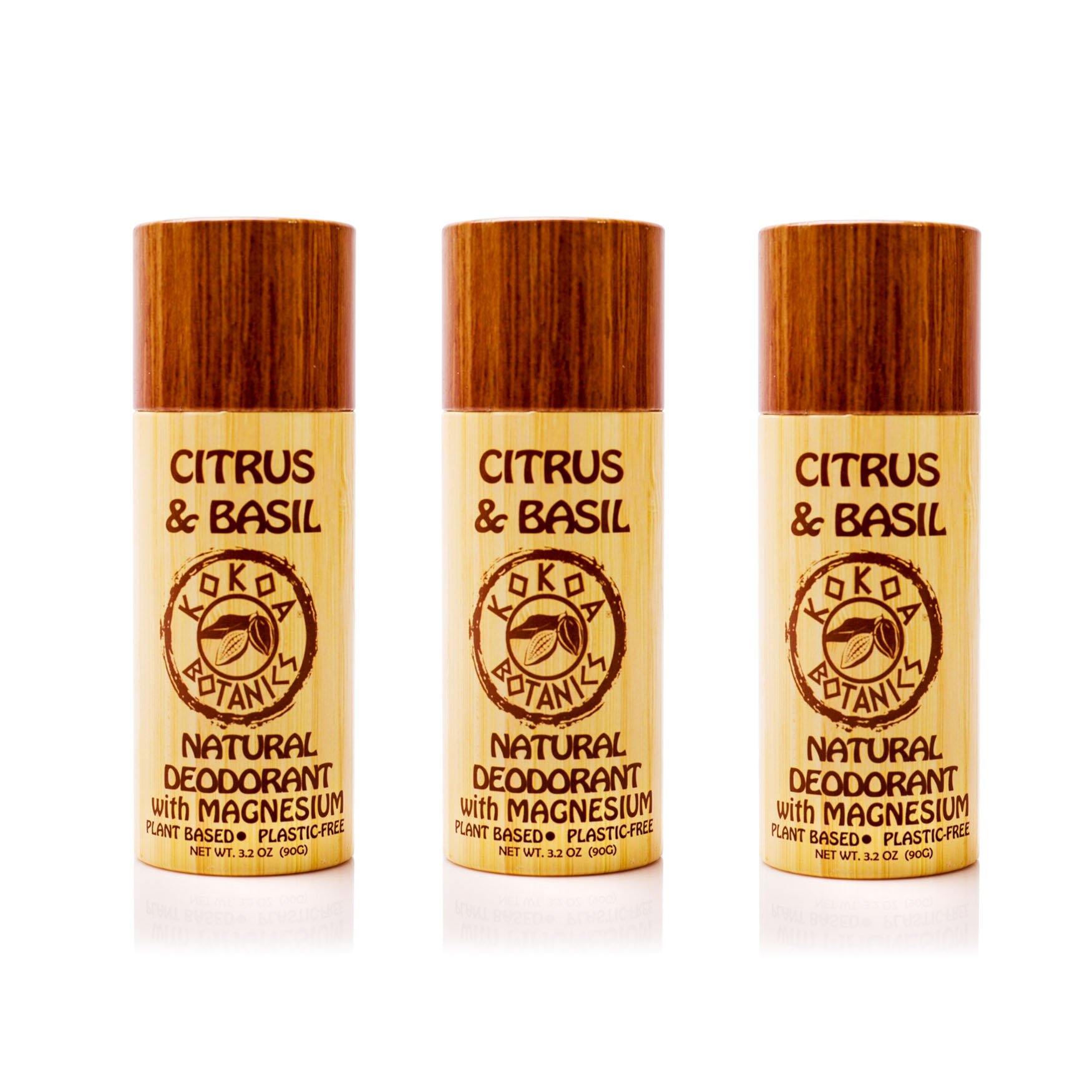 3 Pack Natural Deodorant - Choose Your Variety - Aluminum-Free