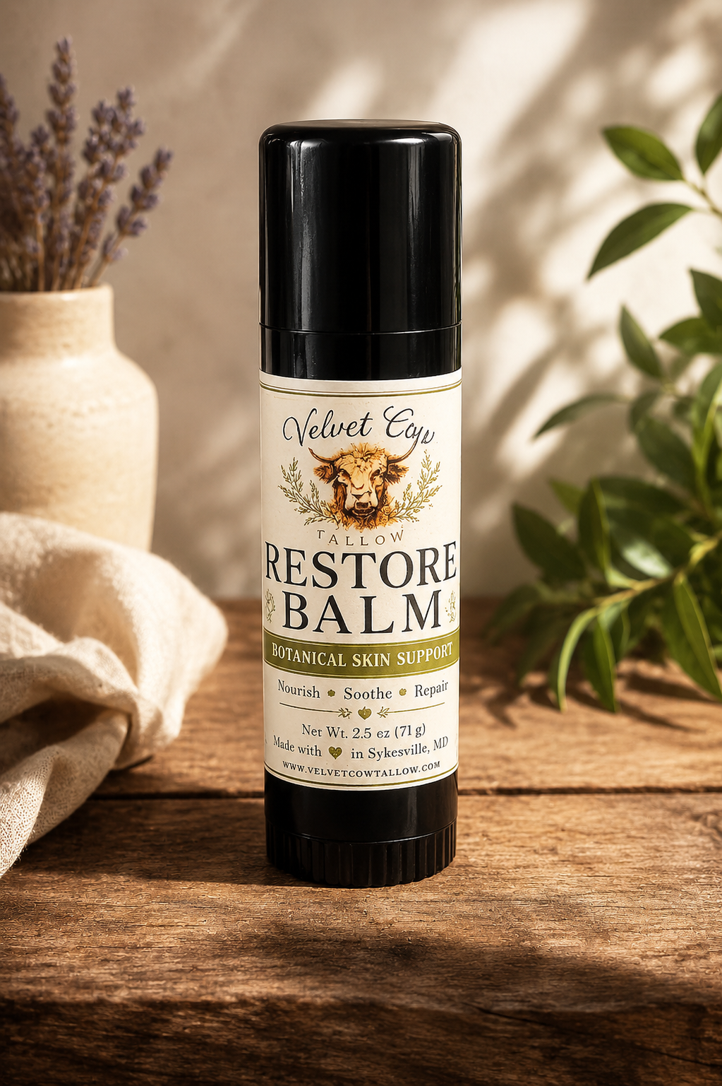 🌿 Tallow Healing Balm | Herbal Skin Restore Balm