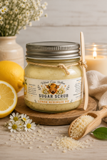 Organic Sugar-Scrub Exfoliating Body Scrub Moisturizing, All-Natural Skincare  Glowing  Smooth Skin  Handmade Scrub for Dry dull Skin
