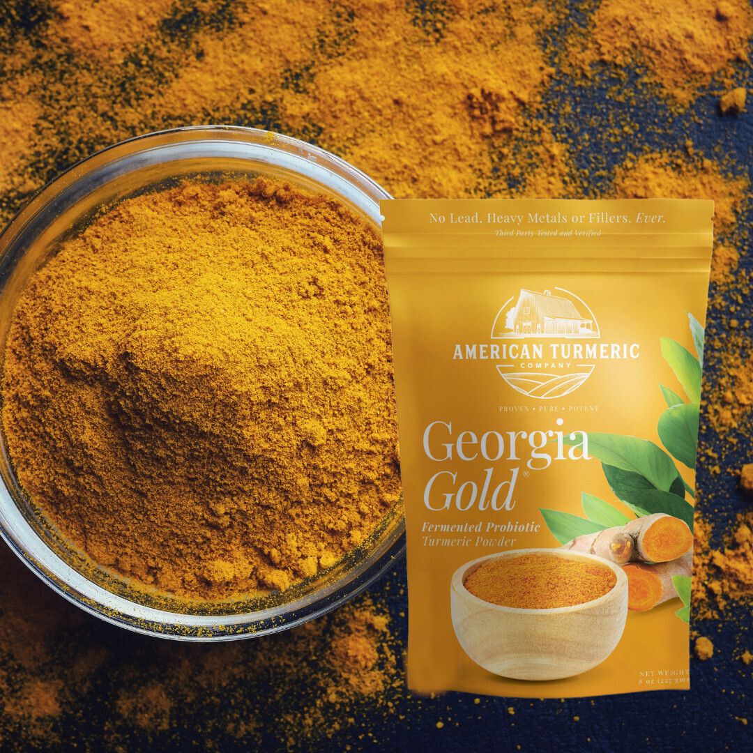 Georgia Gold Fermented Turmeric Powder – Certified Lead-Free, Enhanced Bioavailability