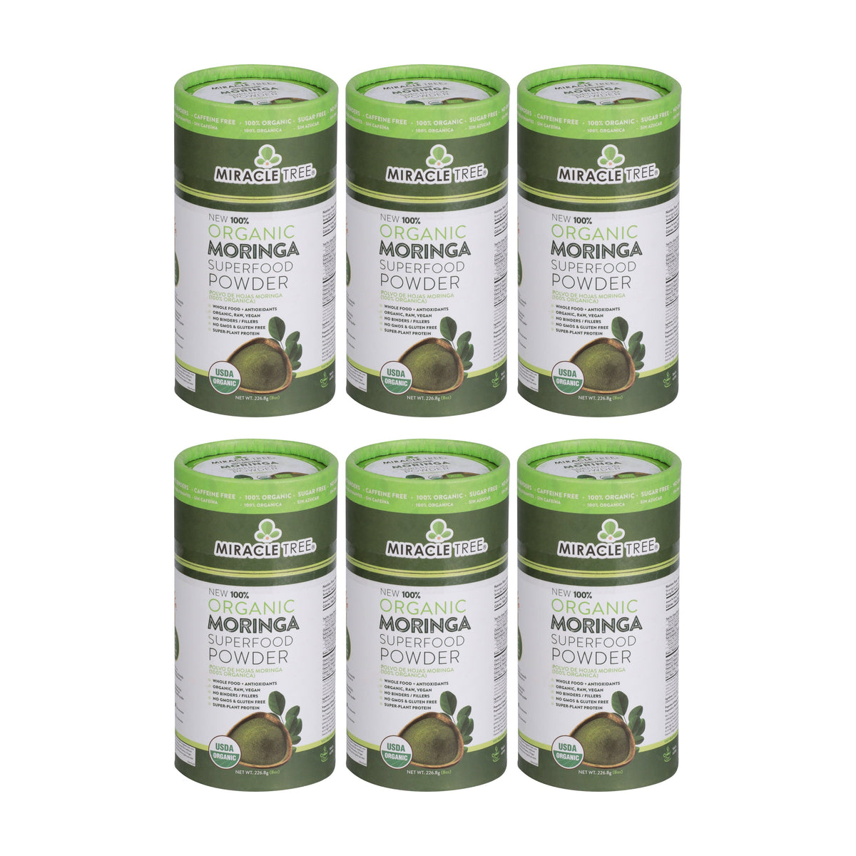 Organic Moringa Powder - 8oz Canister