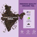 Earl Grey Lavender Tea, Black Tea with Bergamot - Organic & Kosher