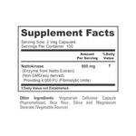 NusaPure Nattokinase 4000 FU 800mg, 200 Veggie Capsules (Vegan, Non-GMO)