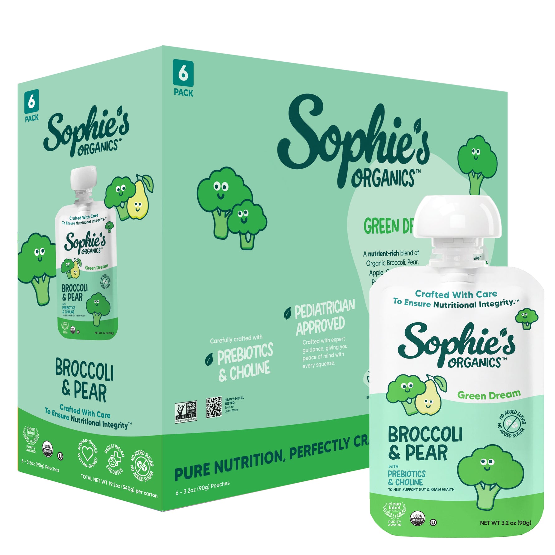 Green Dream Organic Pouches (6 pack)
