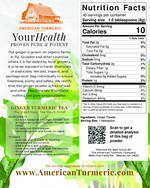 Naturally Grown Ginger Powder – Certified Lead-Free, Lab Tested for Purity