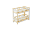 The Solstice Heirloom Rattan Doll Bunk Bed