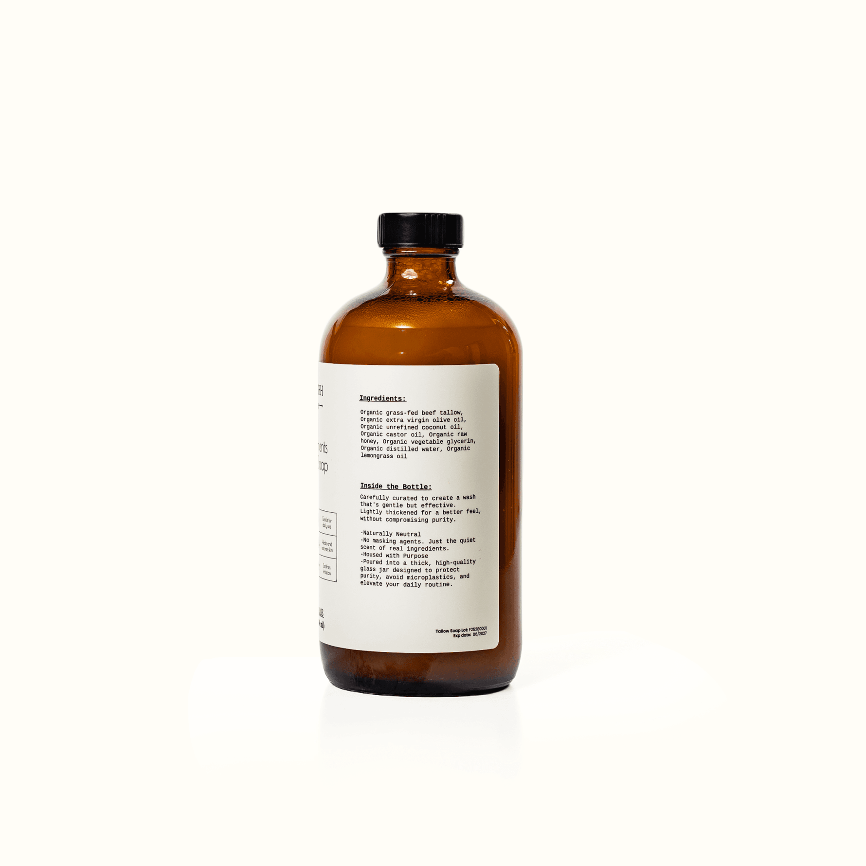 Raw Elements Tallow Soap (Lemongrass)