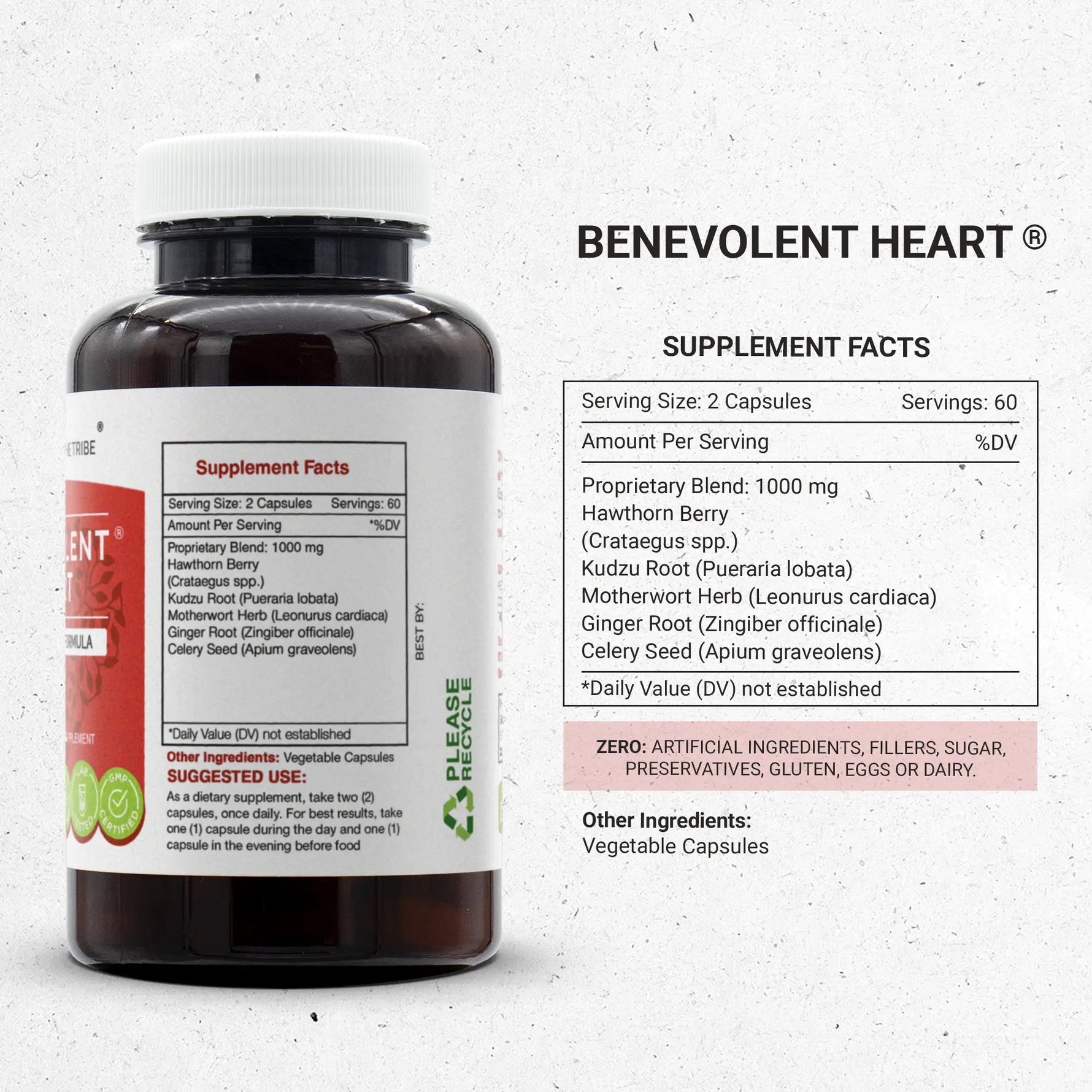 Benevolent Heart Capsules - Healthy Heart Formula