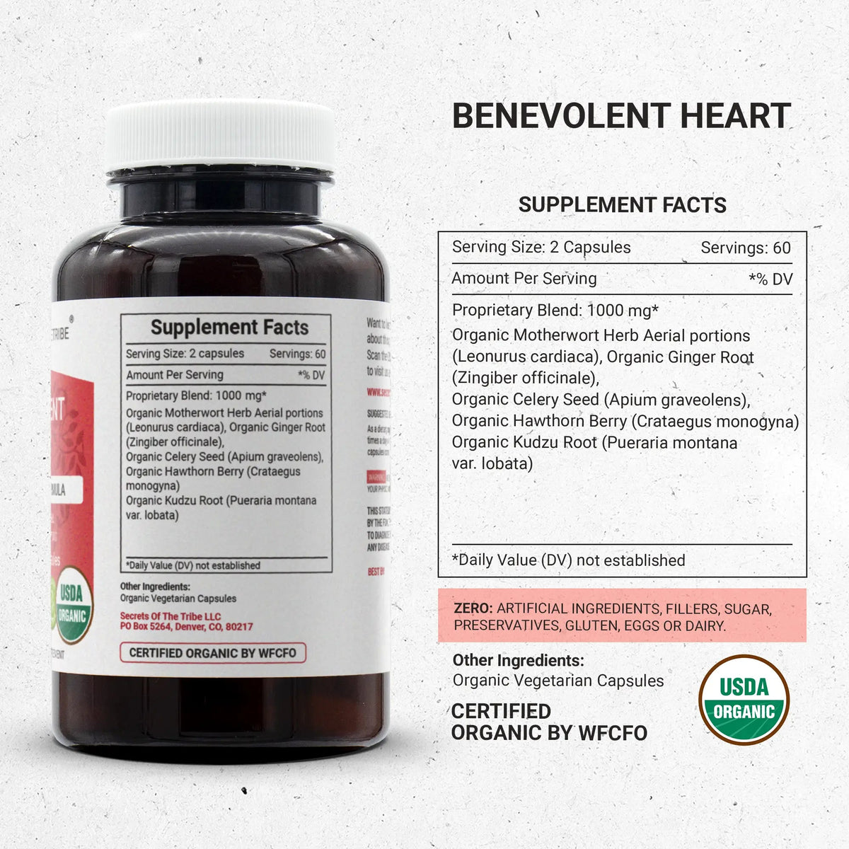 Benevolent Heart Capsules - Healthy Heart Formula