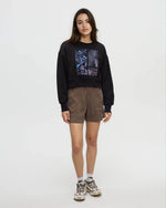 Framed Haitian Blooms Oversized Crop Crew