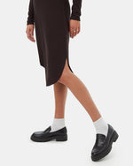 Soft EcoTerry Shirttail Dress