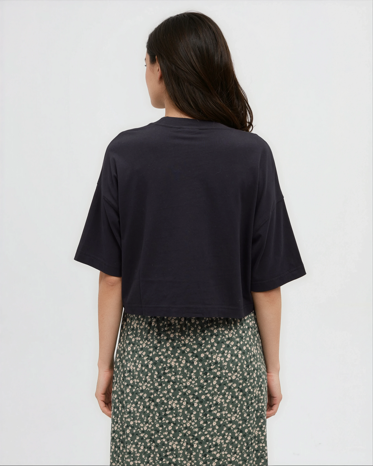 Parks Landscape Oversized Crop T-Shirt
