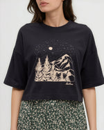 Parks Landscape Oversized Crop T-Shirt
