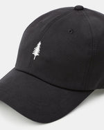 Tree Embroidery Tencel Peak Hat