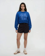 Framed Haitian Blooms Oversized Crop Crew