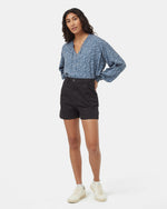 EcoWoven Crepe Smocked Blouse