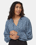 EcoWoven Crepe Smocked Blouse