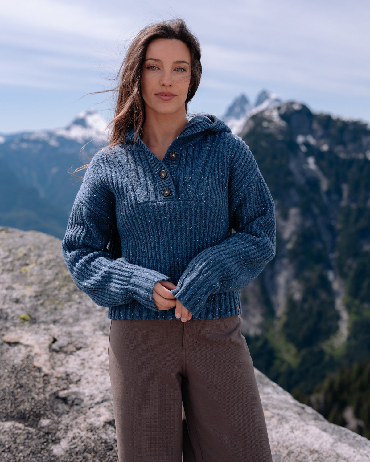 Temple Fleck Sweater