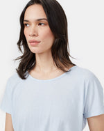 Ribbed Scoop Neck T-Shirt