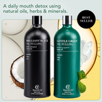 Oil Pulling Bundle – Gentle Green + Brilliant Black