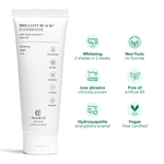 Brilliant Black® Whitening Toothpaste with Hydroxyapatite & Charcoal