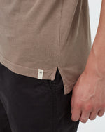 Regenerative Cotton Step Hem T-Shirt