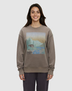 Washed Lakeshore Relaxed Crew