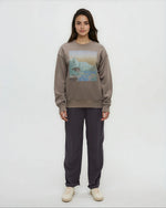 Washed Lakeshore Relaxed Crew