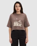 Parks Landscape Oversized Crop T-Shirt