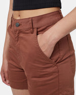 Twill High Waist Short