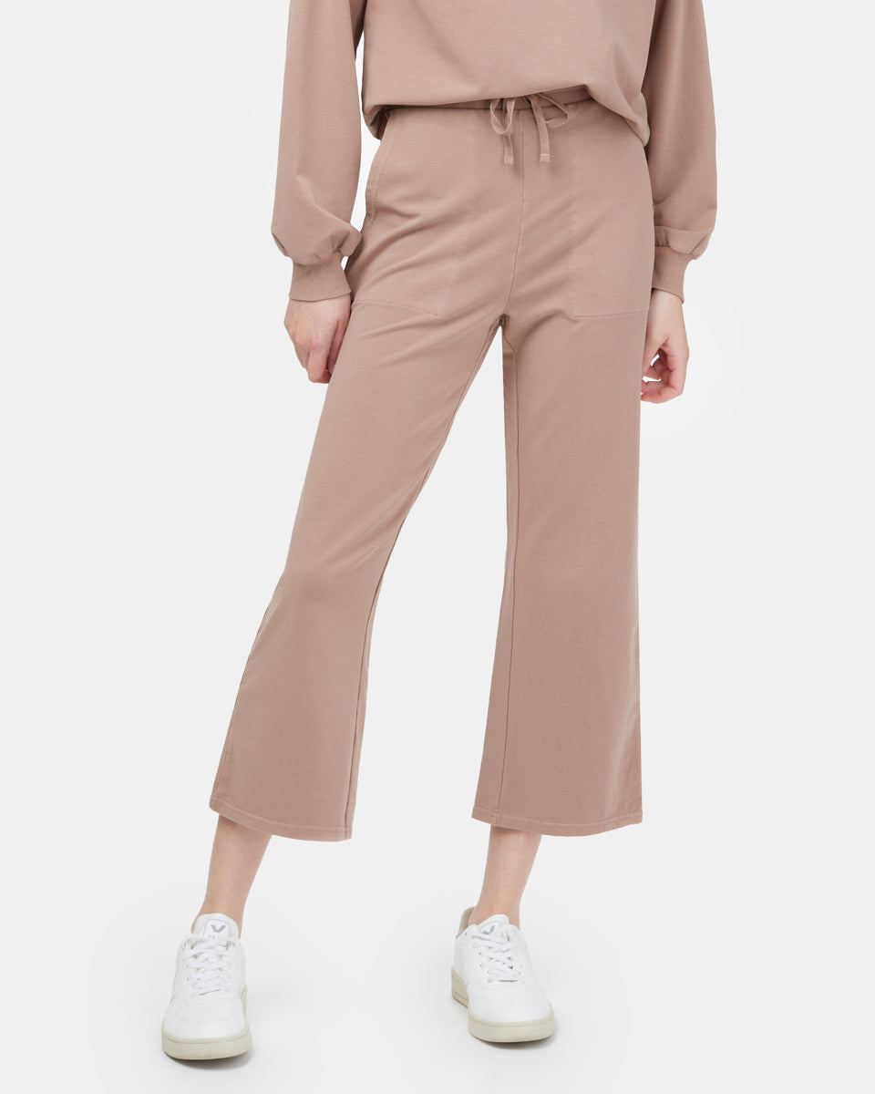 French Terry Wide Leg Sweatpant