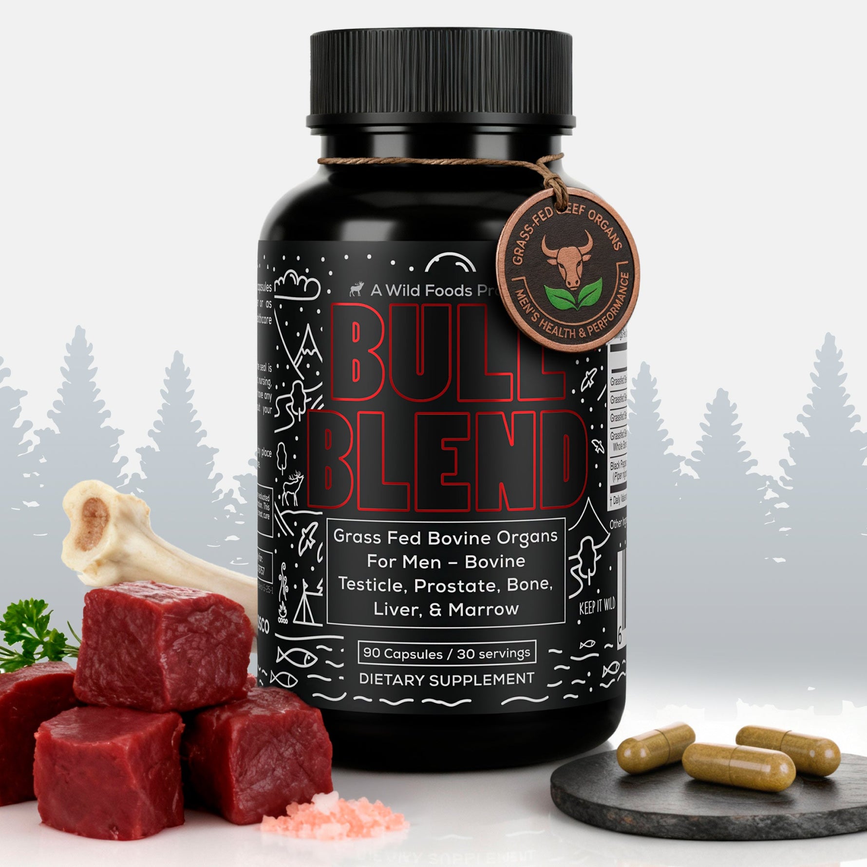 Bull Blend, 30 servings – supporting natural energy levels and male vitality.