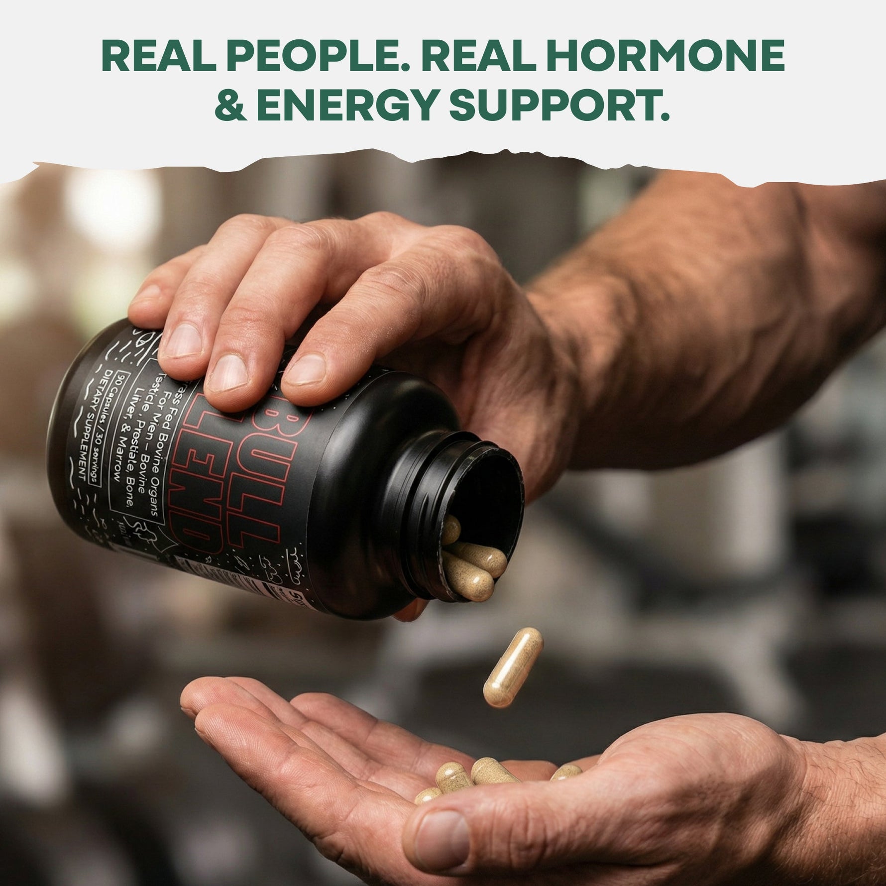 Bull Blend, 30 servings – supporting natural energy levels and male vitality.