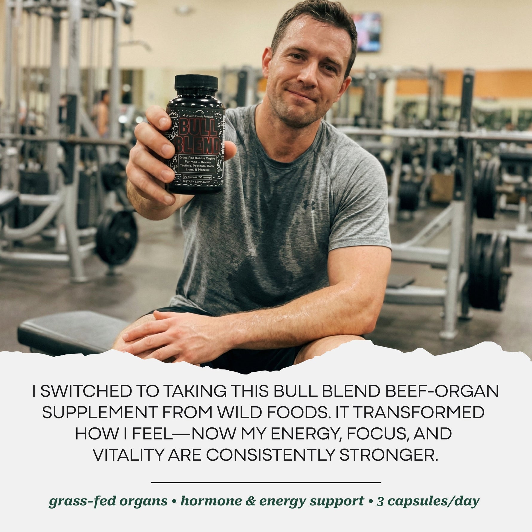 Bull Blend, 30 servings – supporting natural energy levels and male vitality.