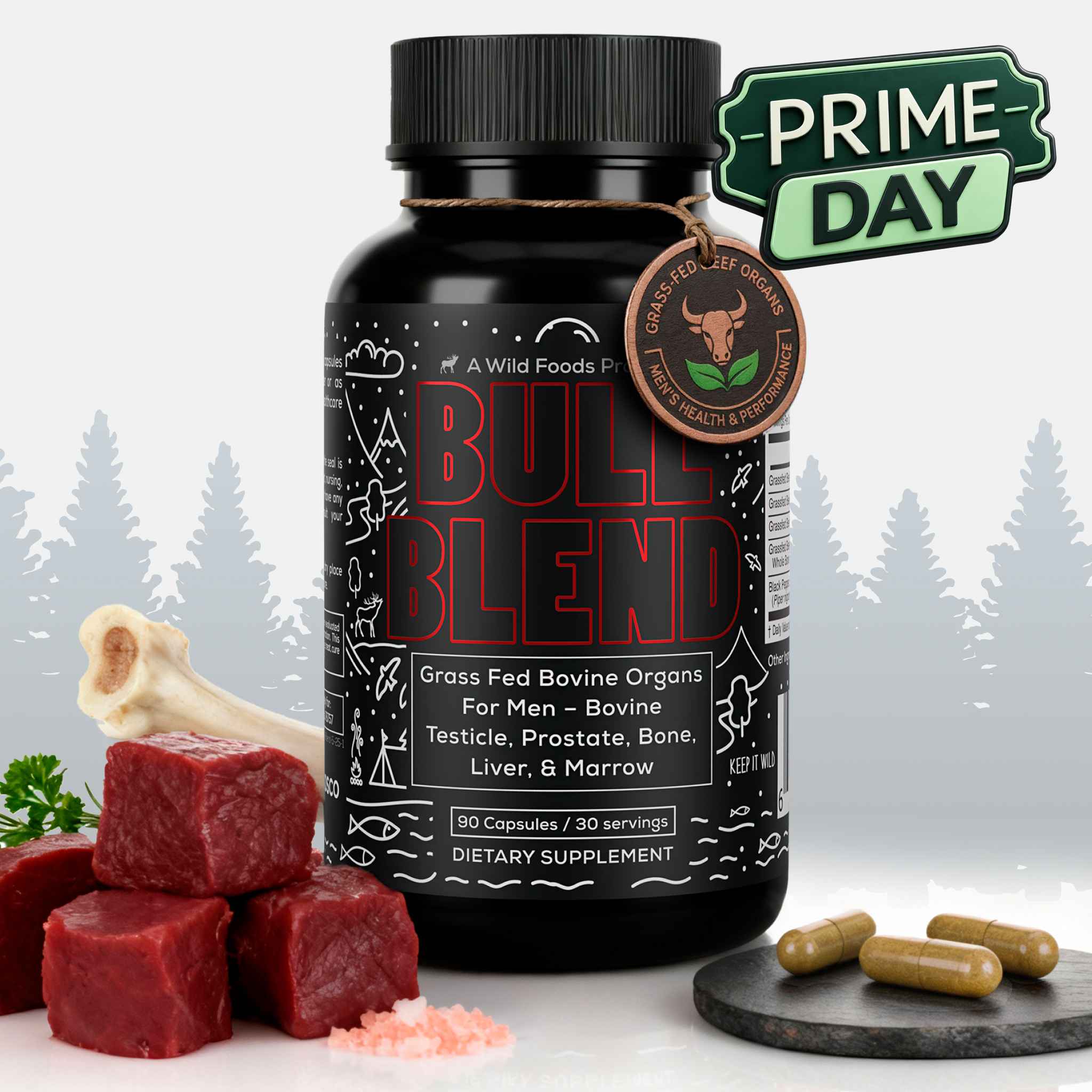 Bull Blend, 30 servings – supporting natural energy levels and male vitality.
