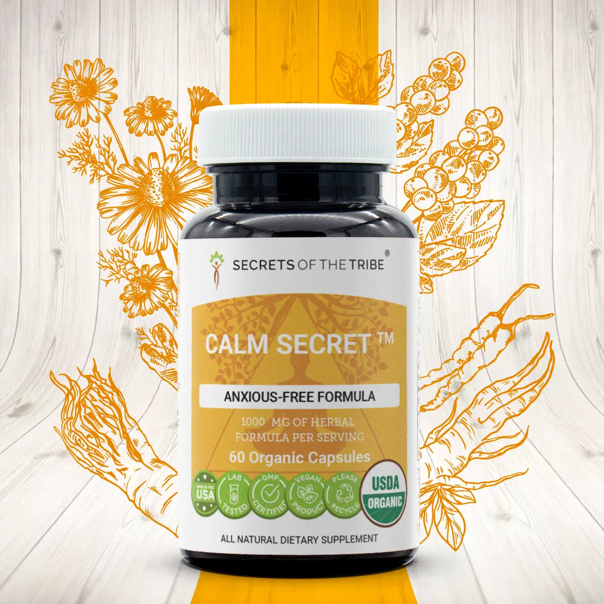 Calm Secret Capsules - Anxious-Free Formula