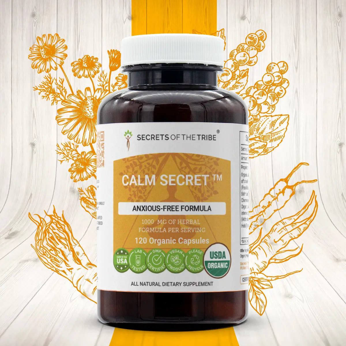 Calm Secret Capsules - Anxious-Free Formula
