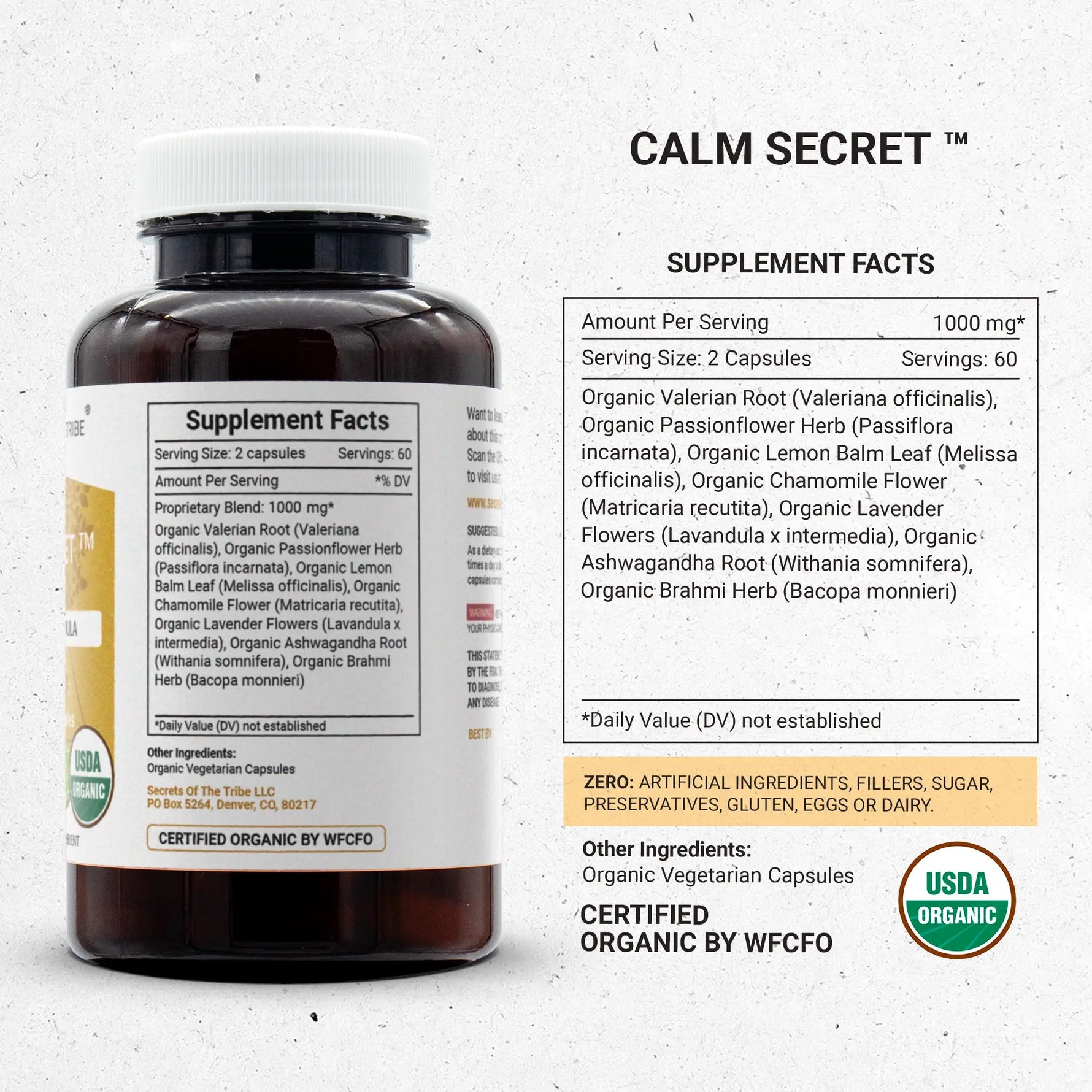 Calm Secret Capsules - Anxious-Free Formula