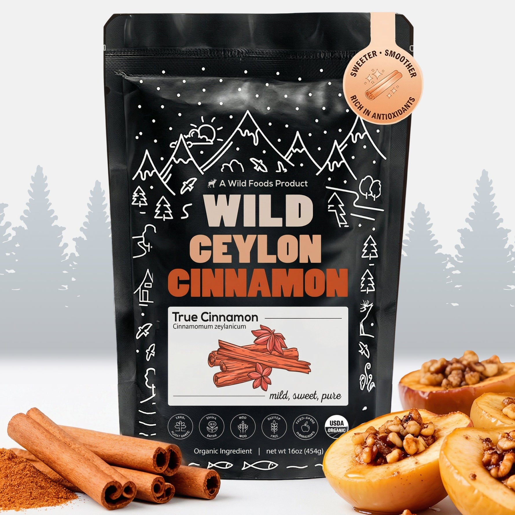 Ceylon Cinnamon Powder Organic, 64 servings